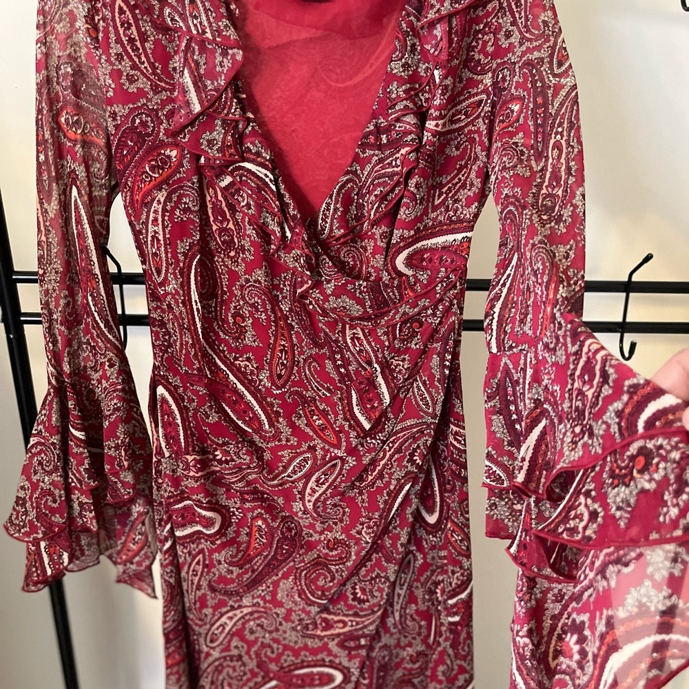 Express Dress - Wide bell sleeve dress